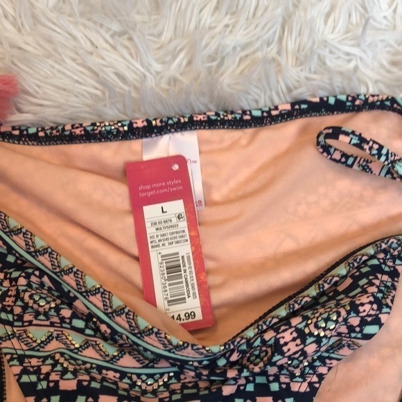 Nwt 2/$22 sale tassel bikini bottom size L - Picture 3 of 4